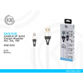 KM-252 CABLE LIGHTNING TRENZADO 3A [BLANCO]