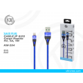 KM-254 CABLE LIGHTNING TRENZADO 3A [AZUL]