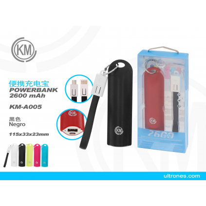 KM-A005 POWER BANK 2600mAh