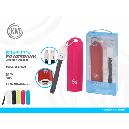 KM-A005 POWER BANK 2600mAh
