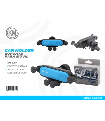 KM-8307 SOPORTE MOVIL [NEGRO]