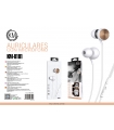 KM-U101 AURICULARES IN-EAR CABLE JACK 3.5MM [DORADO]