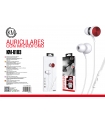 KM-U103 AURICULARES IN-EAR CABLE JACK 3.5MM [ROJO]