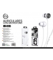 KM-U105 AURICULARES IN-EAR CABLE JACK 3.5MM [NEGRO]