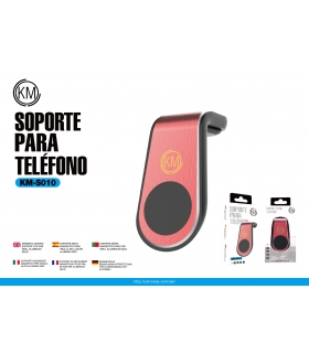 KM-S25 SOPORTE MOVIL PARA COCHE [NEGRO]