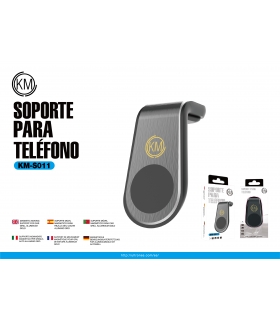 KM-S25 SOPORTE MOVIL PARA COCHE [NEGRO]