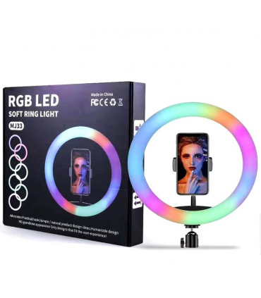 补光灯_MJ33 Aro De Luz RGB 33cm Sin Tripode,Mando