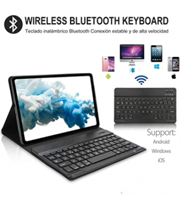 蓝牙键盘仿原套_F.Smart Cover Con Teclado | IPAD 9.7