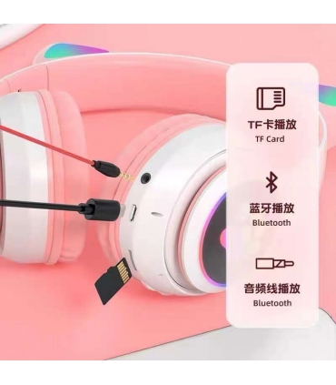 蓝牙耳机_Stn-28 Auricular Oreja De Gato Bluetooth