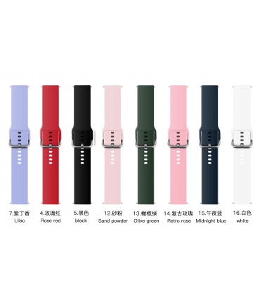 手表带_Correa Universal Silicona Hebilla 19mm