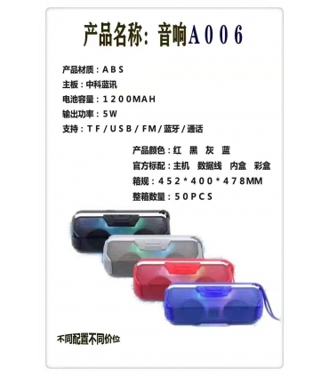 音响_Altavoces | A006