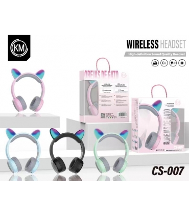 KM-CS007 AURICULARES BLUETOOTH DIADEMAS
