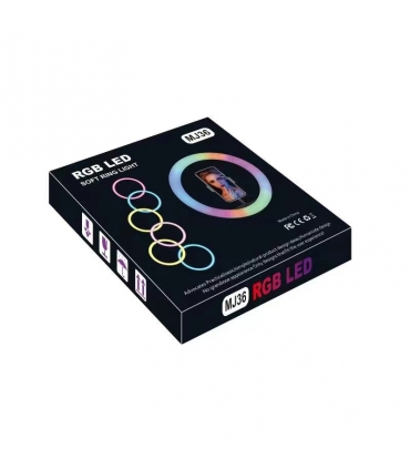 补光灯_MJ36 Aro De Luz RGB 36cm Sin Tripode,Mando