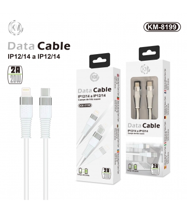 KM-8199 CABLE TYPE-C A LIGHTNING