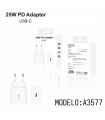 充电器_CARGADOR PARED 25W SIN CABLE | A3577