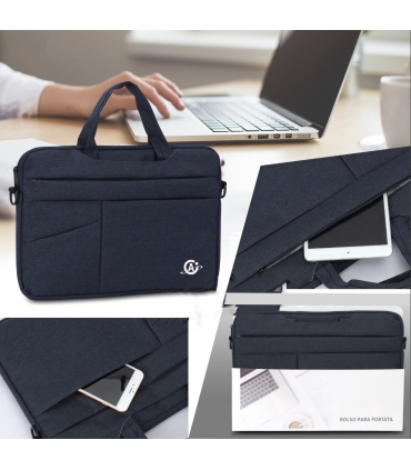 KM-DNB009 Bolso De Portatil | 15" [AZUL]