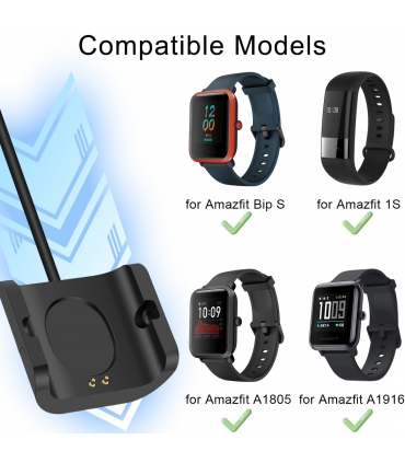 手表充电线_Cable de Carga Para Amazfit Bip S / 1S / A1805 / A1916