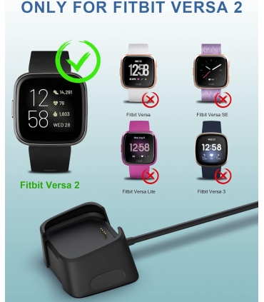 手表充电线_Cable de Carga Para Fitbit Versa 2