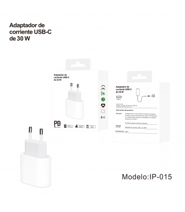 充电器_CARGADOR PARED 30W SIN CABLE | A2277