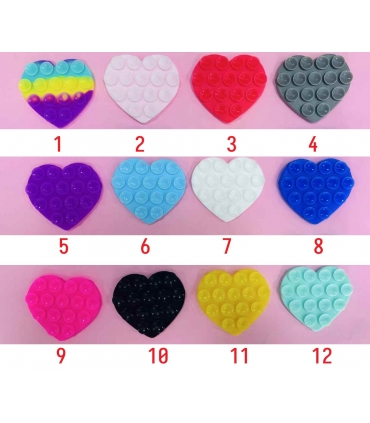 双面吸盘爱心_Ventosa de doble cara Corazón