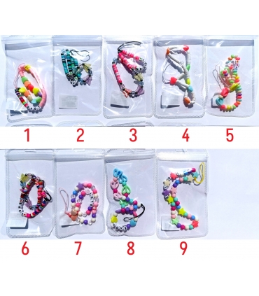 手链卡通款_Cordón de cuentas coloridas