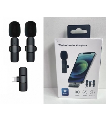 无线麦克风_Micrófono inalámbrico para iPhone de Lighting (2 Micrófono)