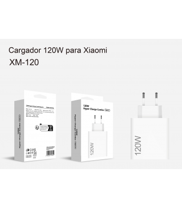 充电器_CARGADOR PARED 120W PARA XIAOMI SIN CABLE