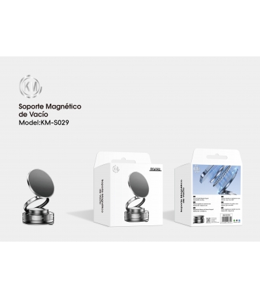 KM-S029 Soporte Ventosas Magnetico Girar Y Plegarse _旋转折叠磁吸支架