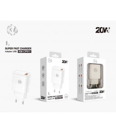KM-CP011 CARGADOR PARED 20W