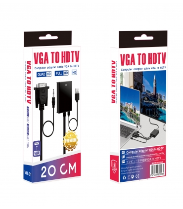 转接线_VGA TO HDMI ADAPTER 20CM