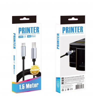 打印机线_TYPE-C TO PRINTER CABLE 1.5M
