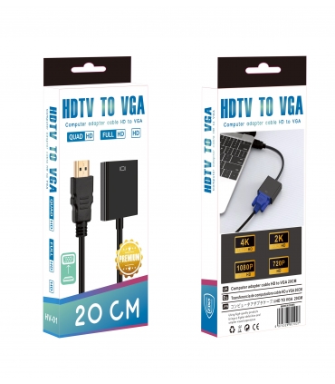 转接线_HDMI TO VGA ADAPTER 20CM