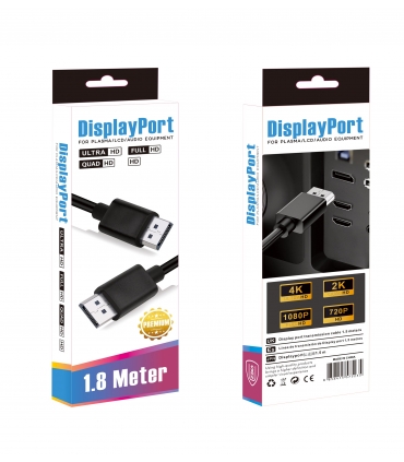 DP线_Cable DisplayPort 4K UHD 1.8M