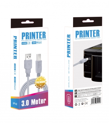 打印机线_USB2.0 PRINTER CABLE 3M