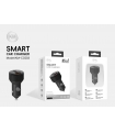 KM-CC003 CARGADOR COCHE 45W SIN CABLE [NEGRO]