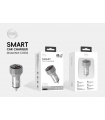 KM-CC004 CARGADOR COCHE 45W SIN CABLE [PLATA]