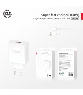 充电器_CARGADOR PARED 100W PARA HONOR CABLE TYPE-C