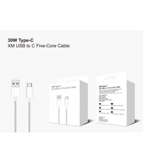 充电线_CABLE TYPE-C 30W PARA XIAOMI | XM-001