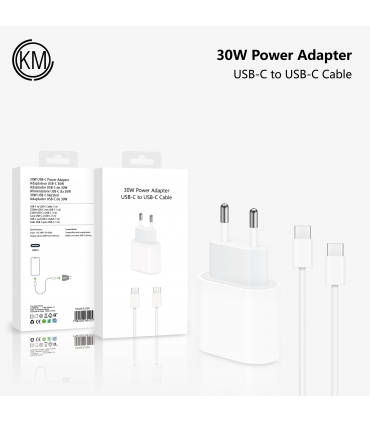 充电器_CARGADOR PARED 30W CABLE TYPE-C A TYPE-C | A2280