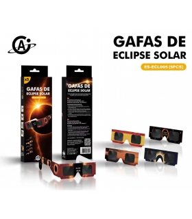 日食眼镜_Gafas para eclipse solar | 5pcs